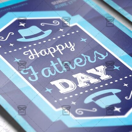 Download Happy Fathers Day PSD Flyer Template Now