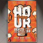 Download Happy Hour Flyer - PSD Template