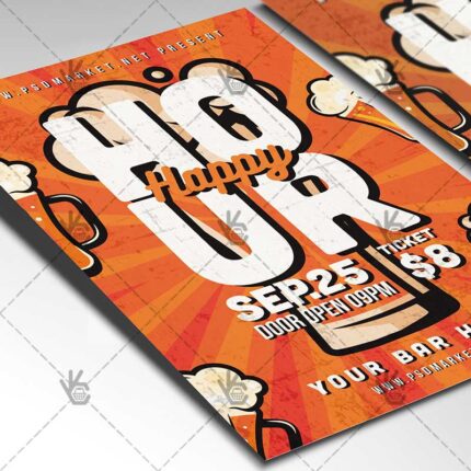 Download Happy Hour Flyer - PSD Template-2