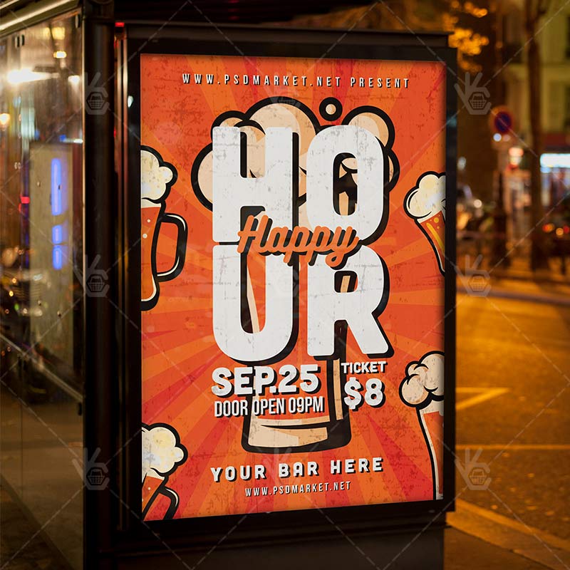 happy_hour_flyer_psd_psdmarket_3.jpg Download Happy Hour Flyer - PSD Template-3