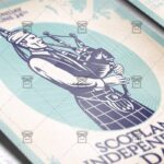 Download Independence Day of Scotland PSD Flyer Template Now