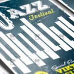 Download Jazz Festival PSD Flyer Template Now