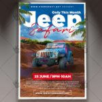 Download Jeep Safari Flyer - PSD Template