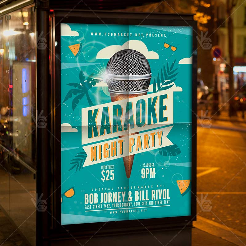 karaoke_flyer_psd_psdmarket_3.jpg Download Karaoke Flyer - PSD Template-3