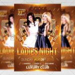 Download Ladies Club Night PSD Flyer Template Now