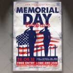 Download Memorial Day Event Flyer - PSD Template