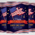 Download Memorial Day Flyer PSD Flyer Template Now