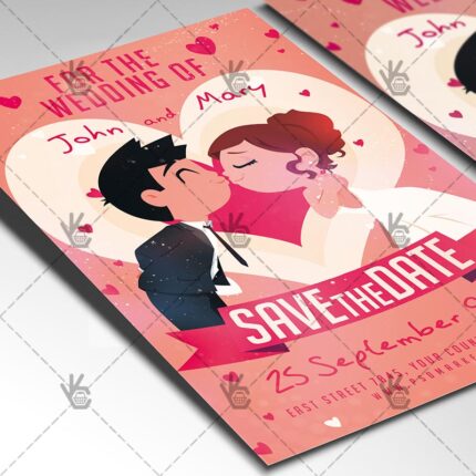 Download Save the Date Flyer - PSD Template-2