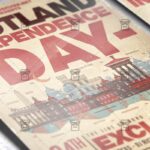 Download Scotland Independence Day PSD Flyer Template Now