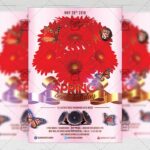 Download Spring Bank Holiday PSD Flyer Template Now