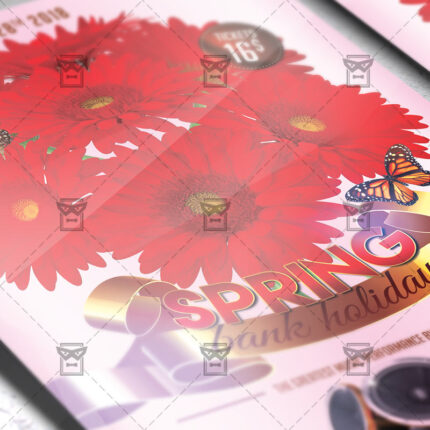 Download Spring Bank Holiday PSD Flyer Template Now