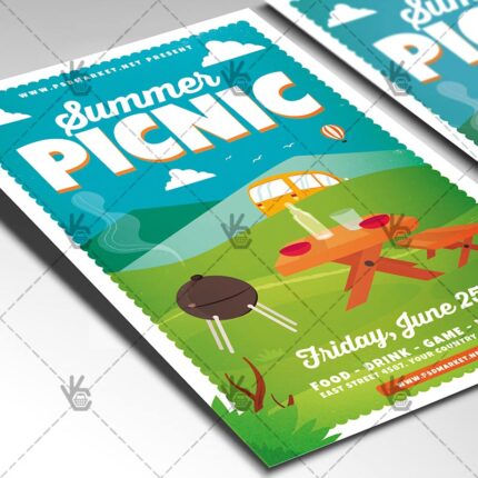 Download Summer Picnic Flyer - PSD Template-2