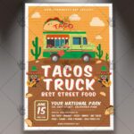Download Tacos Truck Flyer - PSD Template
