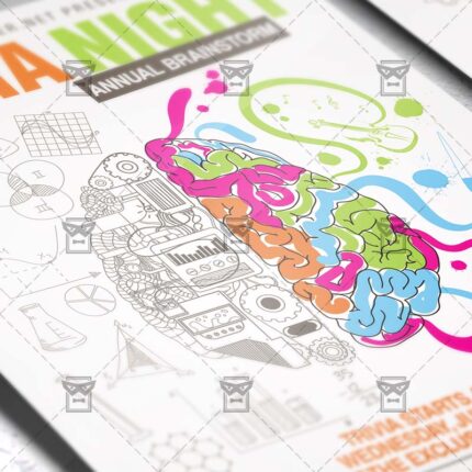 Download Trivia Night PSD Flyer Template Now