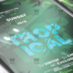 Download Tropical Mood PSD Flyer Template Now