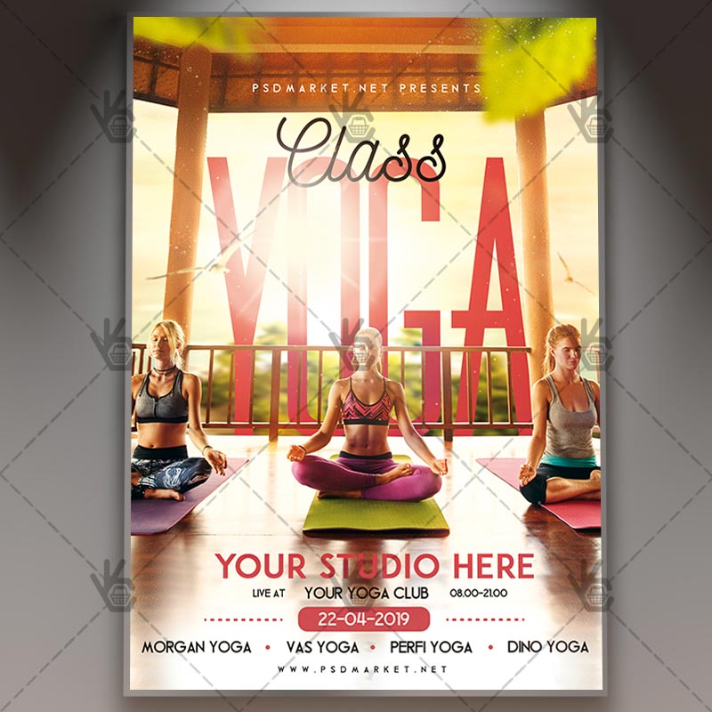 yoga_flyer_psd_psdmarket_1.jpg Download Yoga Flyer - PSD Template
