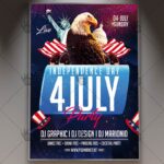 Download 4th of July Flyer - PSD Template