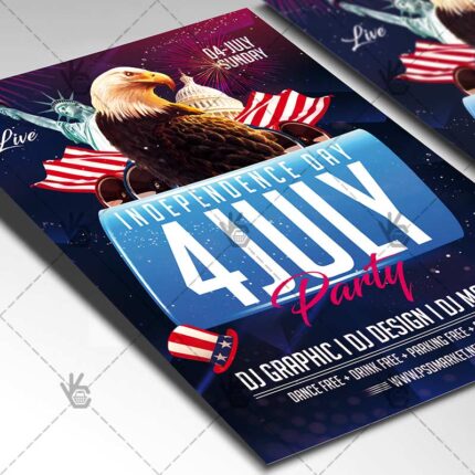 Download 4th of July Flyer - PSD Template-2