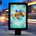 Download Aloha Party PSD Flyer Template Now