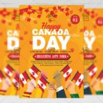 Download Canada Day PSD Flyer Template Now