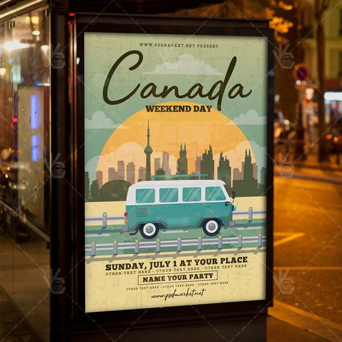 Download Canada Day Flyer - PSD Template-3