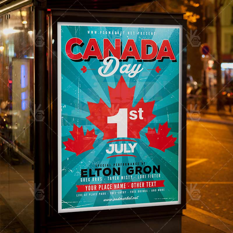 canada_weekend_day_flyer_psd_psdmarket_3.jpg Download Canada Weekend Day Flyer - PSD Template-3