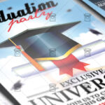 Download Graduation Flyer PSD Template Now