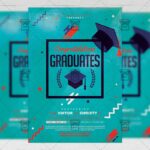 Download Graduation Party Flyer PSD Template Now