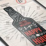 Download Happy Hour PSD Flyer Template Now