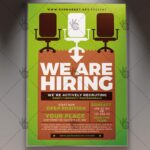 Download Hiring Flyer - PSD Template