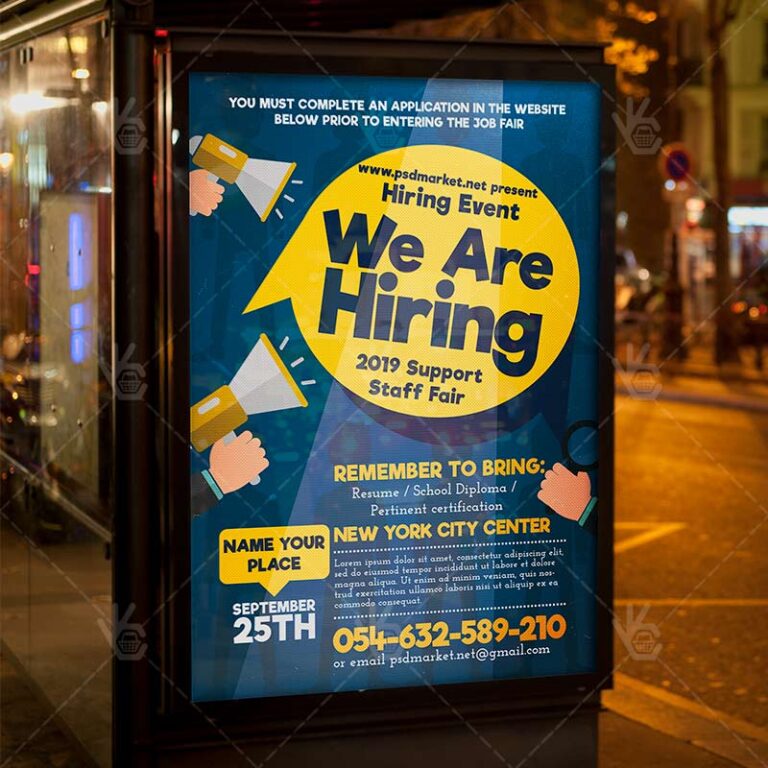 Download Hiring Job Flyer - PSD Template-3