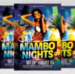 Download Hot Mambo Nights PSD Flyer Template Now