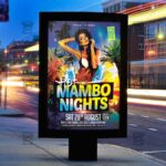 Download Hot Mambo Nights PSD Flyer Template Now