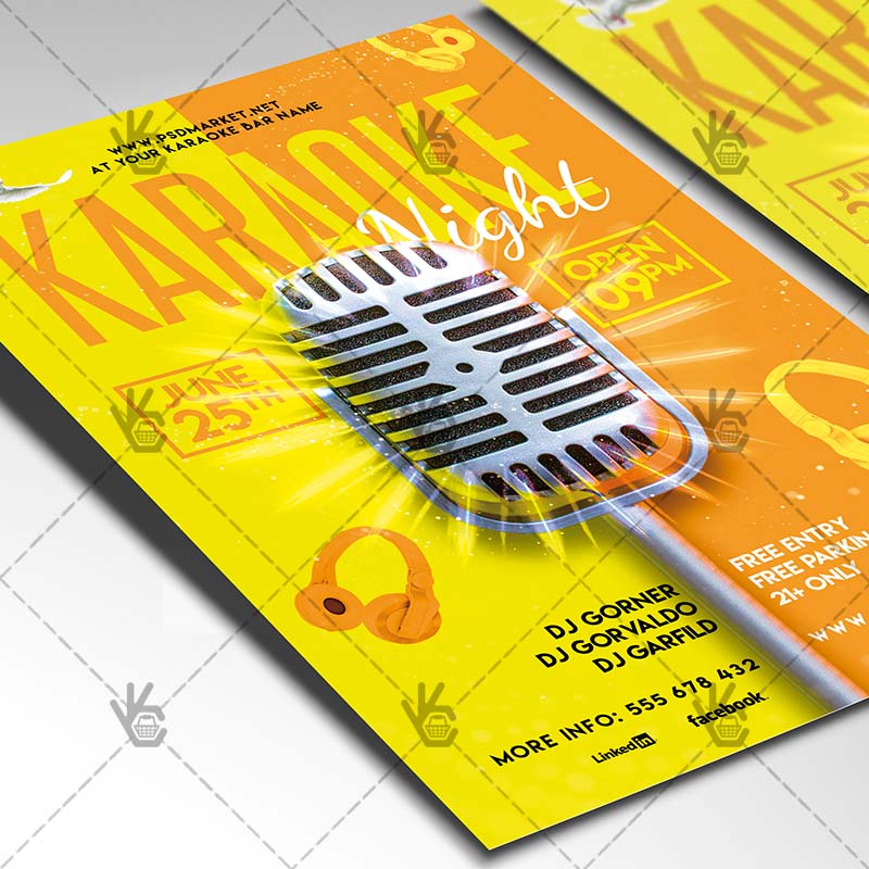 karaoke_night_flyer_psd_psdmarket_2.jpg Download Karaoke Night Flyer - PSD Template-2