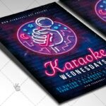 Download Karaoke Wednesdays Flyer - PSD Template-2
