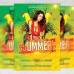 Download Latin Summer PSD Flyer Template Now