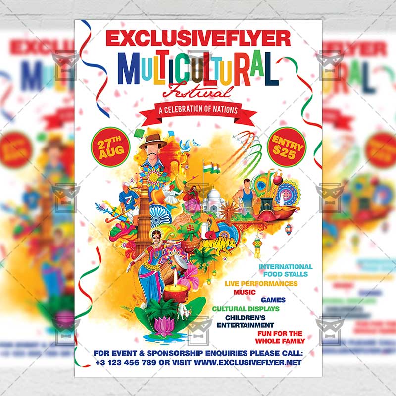 multicultural_festival-premium-flyer-template-1.jpg Download Multicultural Festival PSD Flyer Template Now