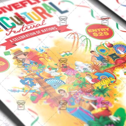 Download Multicultural Festival PSD Flyer Template Now