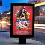 Download Puerto Rican Parade After Party PSD Flyer Template Now