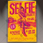 Download Selfie Flyer - PSD Template