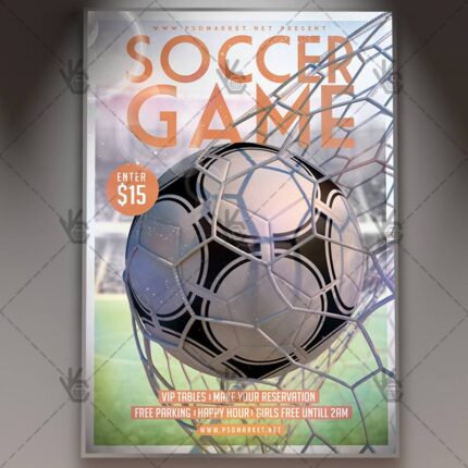 Download Soccer Flyer - PSD Template