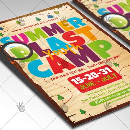 Download Summer Youth Blast Flyer - PSD Template-2
