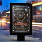 Download Sunday Brunch Happy Hours PSD Flyer Template Now