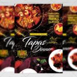 Download Tapas Dinner PSD Flyer Template Now