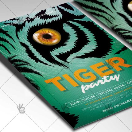 Download Tiger Party Night Flyer - PSD Template-2