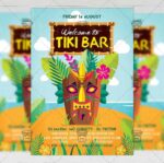 Download Tiki Bar PSD Flyer Template Now