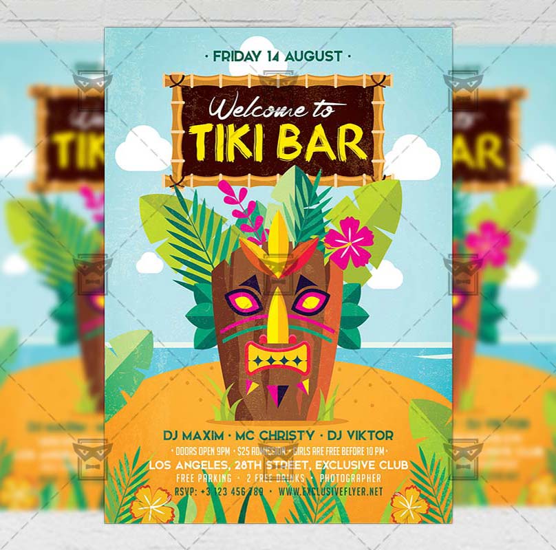 tiki_bar_flyer-premium-flyer-template-1.jpg Download Tiki Bar PSD Flyer Template Now