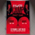 Download Twerk Party Flyer - PSD Template