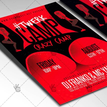 Download Twerk Party Flyer - PSD Template-2