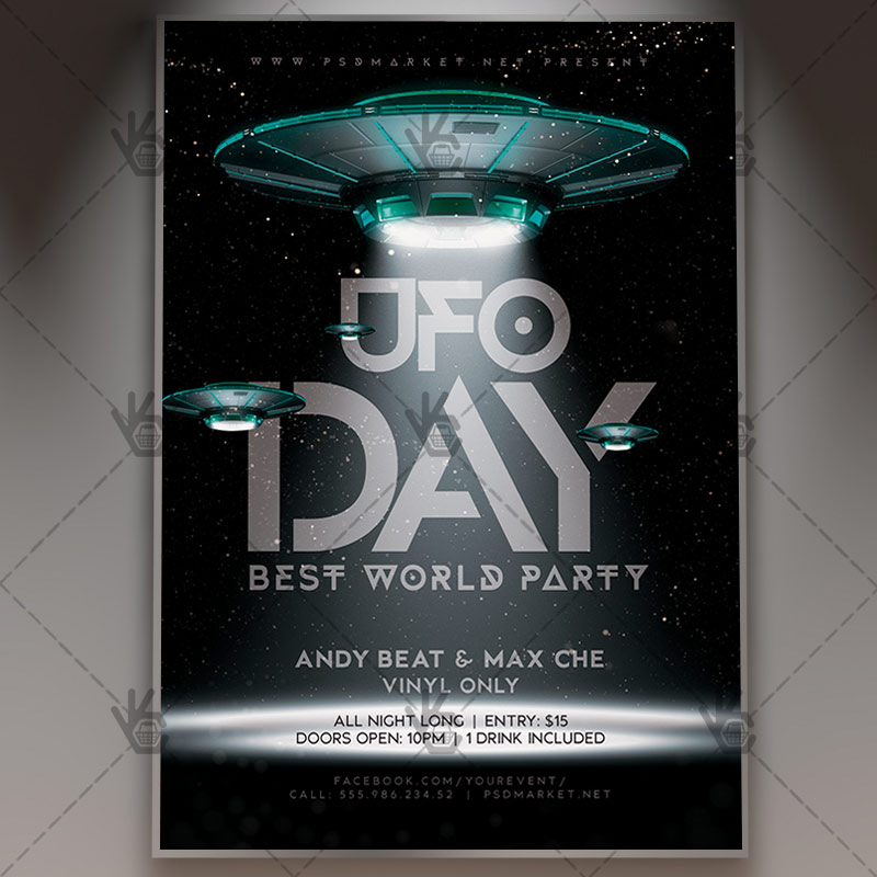 ufo_day_flyer_psd_psdmarket_1.jpg Download UFO Day Flyer - PSD Template